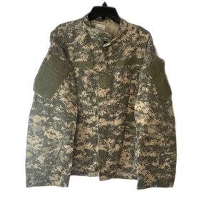 Army Combat Uniform Jacket Coat Military Apparel Size Large